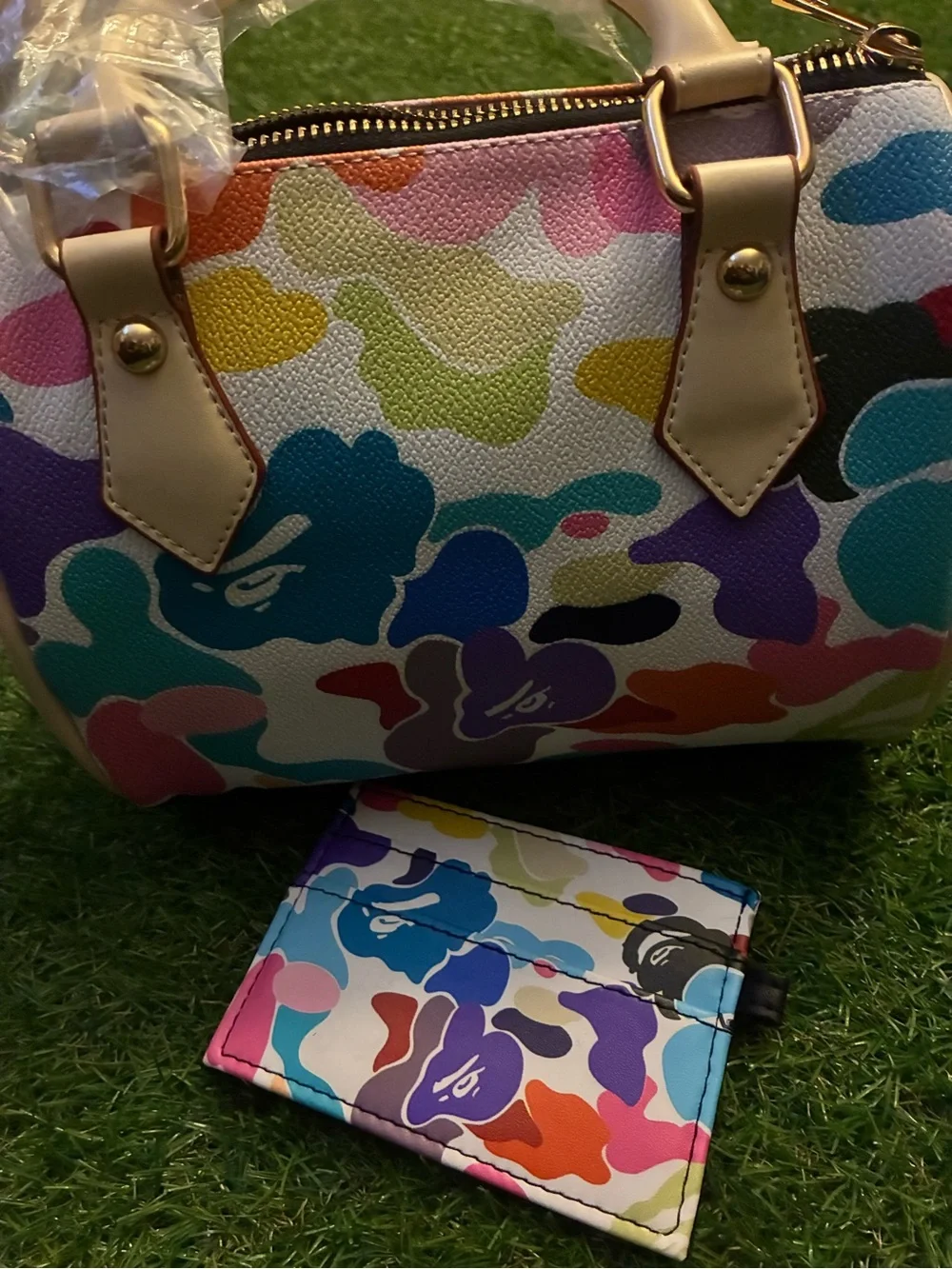 Custom Bape Design Purse